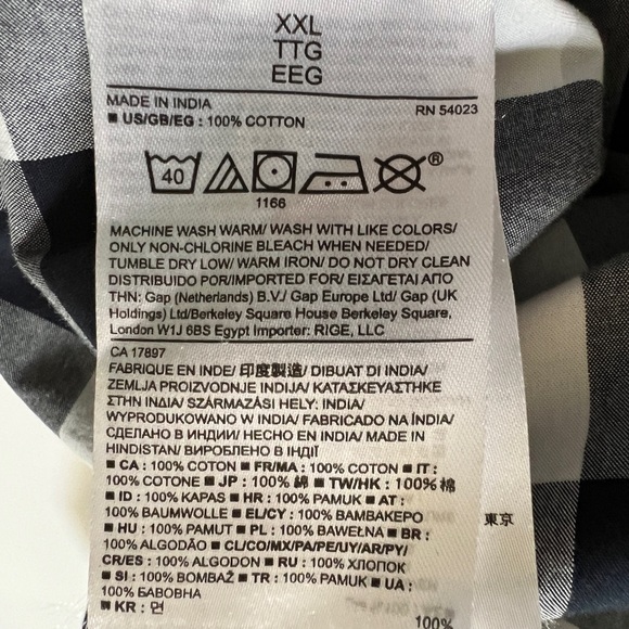 ❤️HP Banana Republic Plaid Button Down Shirt - Picture 14 of 16